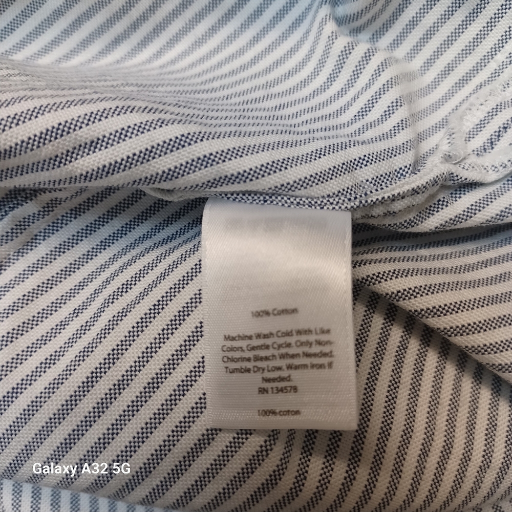 Vineyard Vines  Women Size 8 Blue Striped Mini Dress - Picture 15 of 16